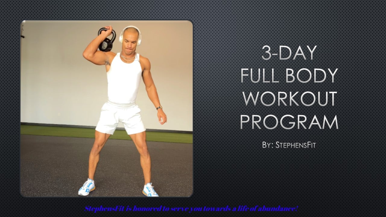 3 day split workout full body hot sale